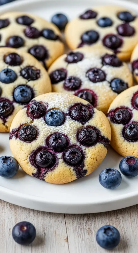 Blueberry Oat Cookies