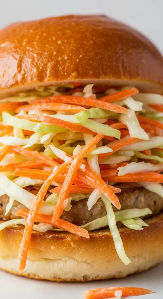 Carrot & Cabbage Slaw Sandwich