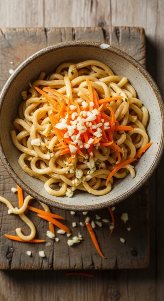 Carrot Garlic Noodles