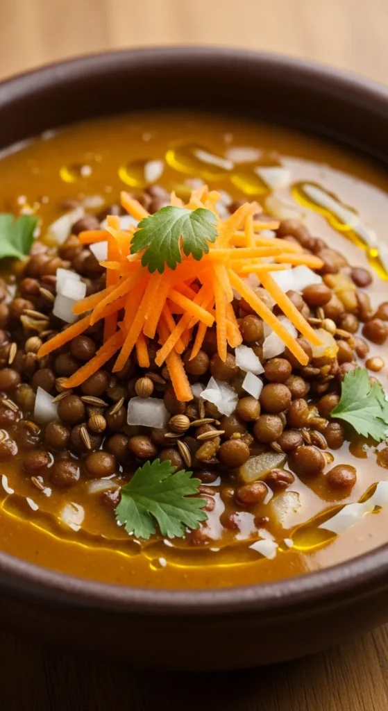 Carrot Lentil Warm Bowl