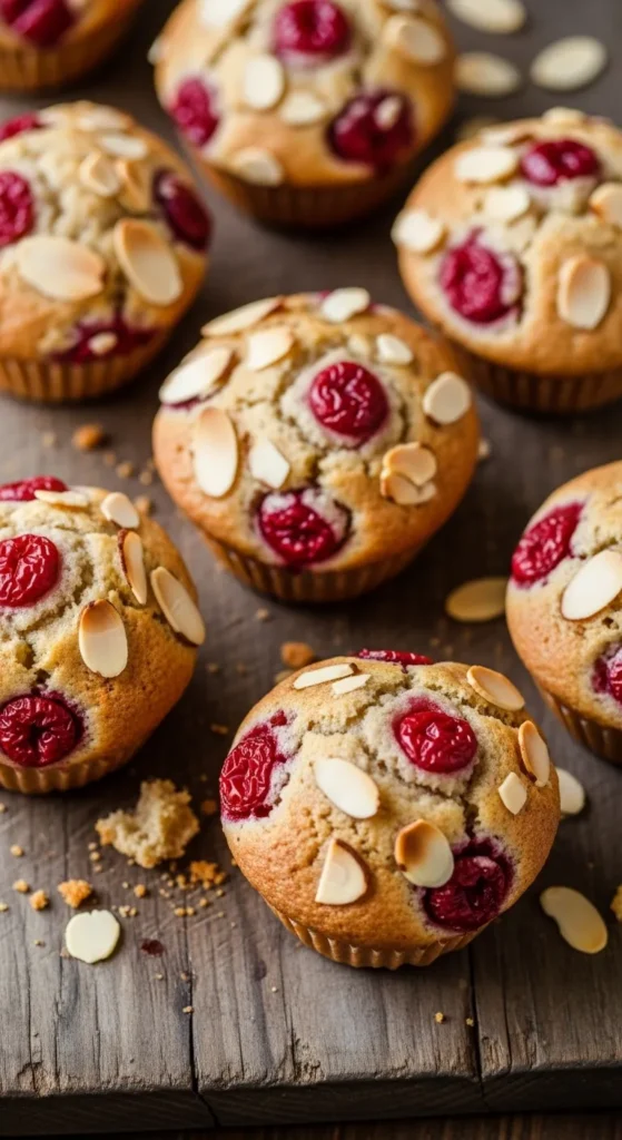 Cherry Almond Muffins