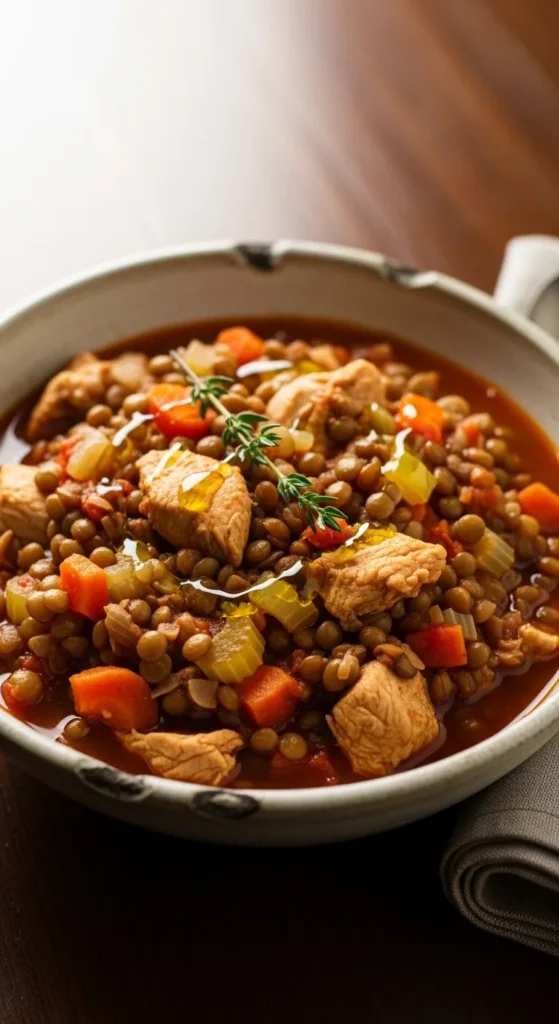 Chicken Lentil Stew
