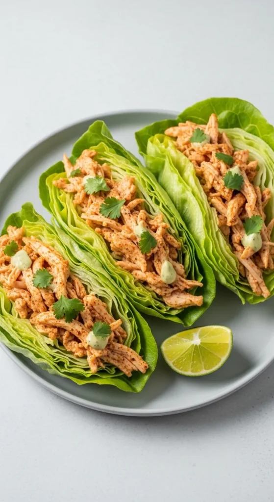 Chicken Lettuce Tacos