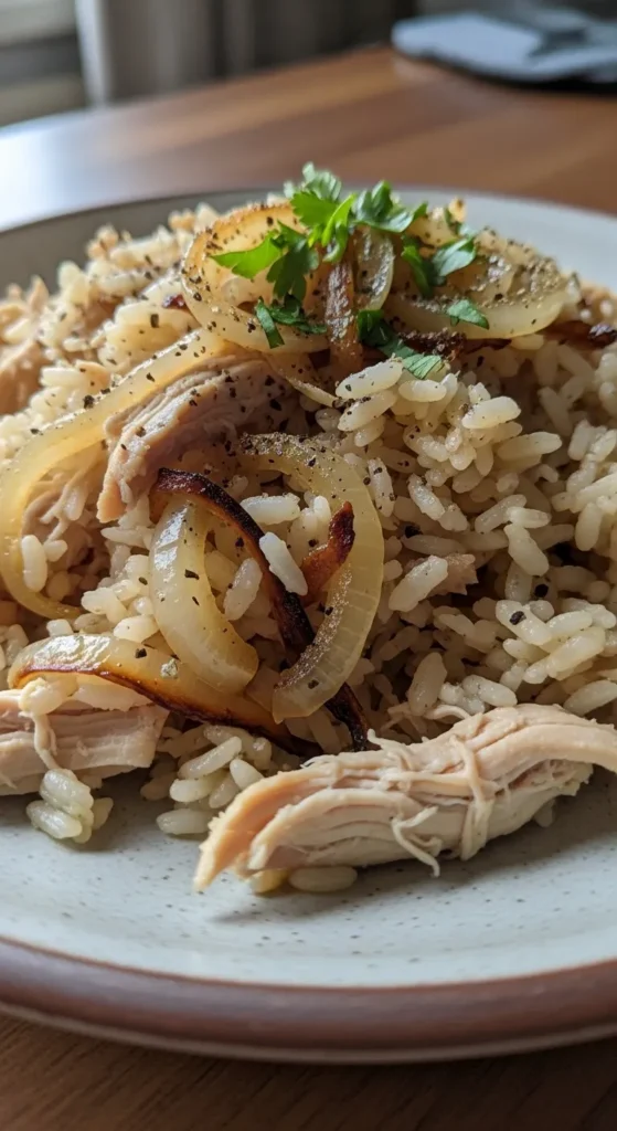 Chicken Onion Rice