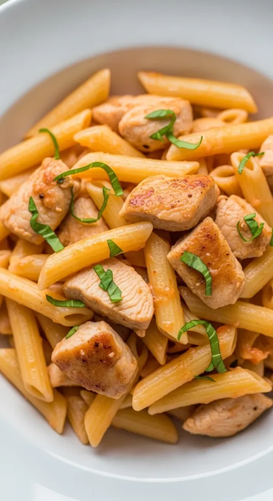 Chicken Pasta with Light Sauce