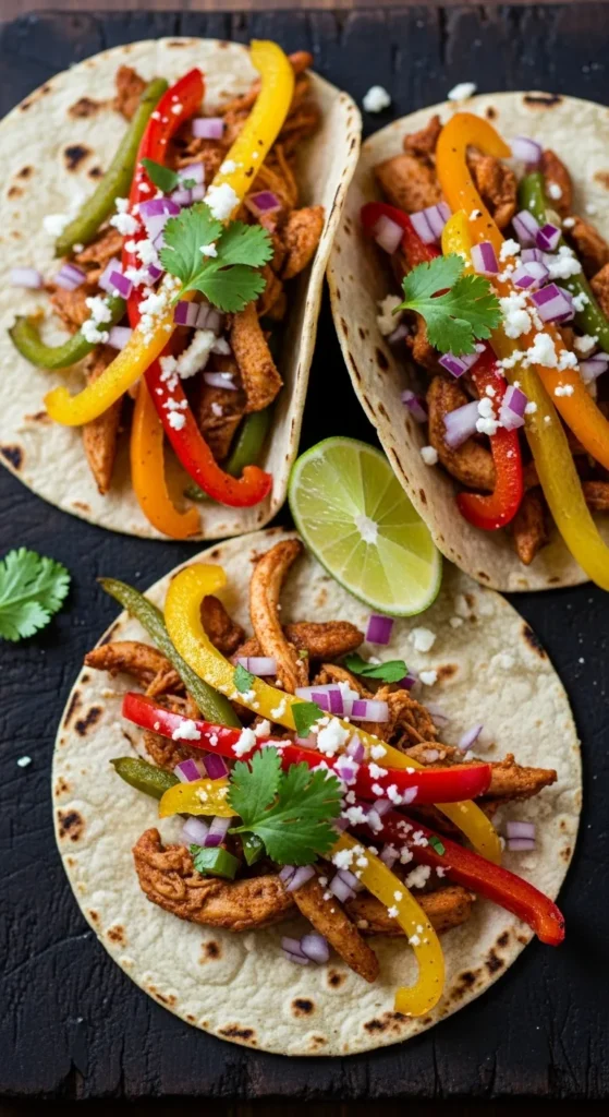 Chicken Pepper Tacos