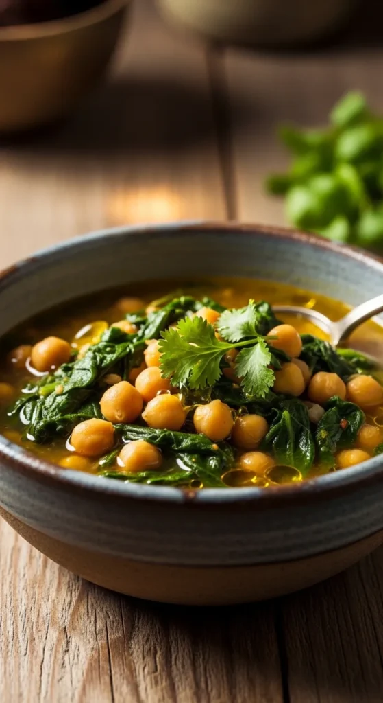 Chickpea Spinach Stew