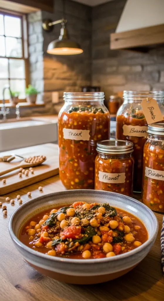 Chickpea Stew Jars