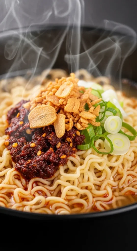 Chili Garlic Instant Noodles