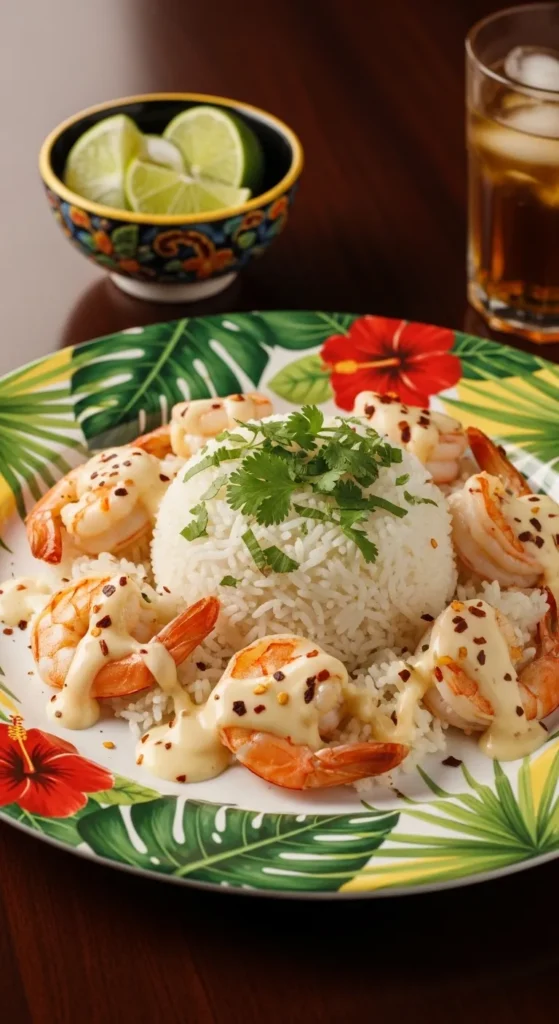 Coconut Shrimp Rice Bowl