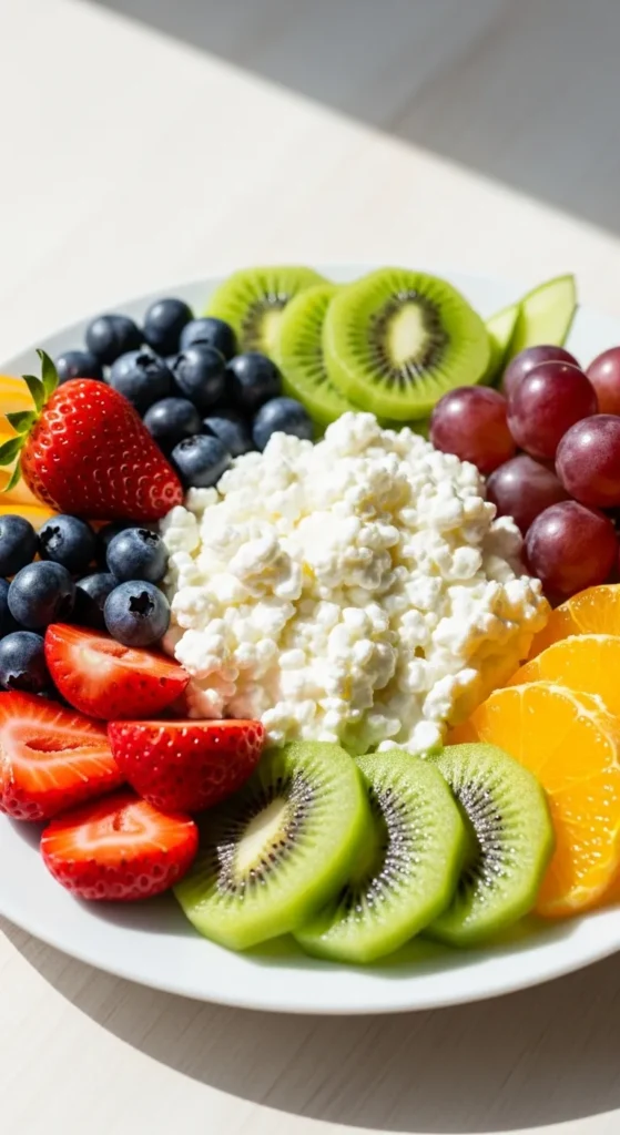 Cottage Cheese and Fruit Plate