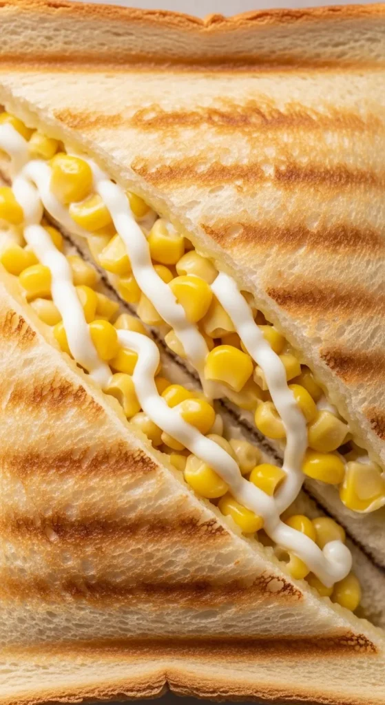 Creamy Corn Sandwich