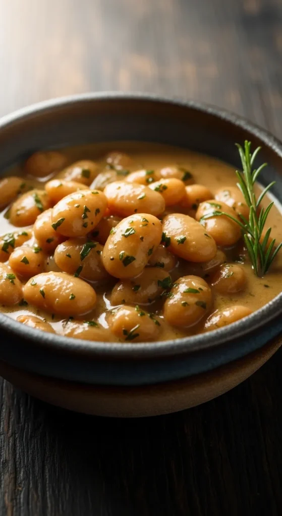 Creamy Dairy Free Butter Beans