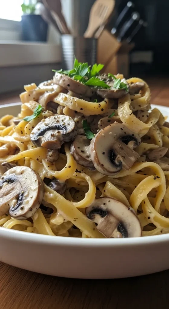 Creamy Mushroom Pasta