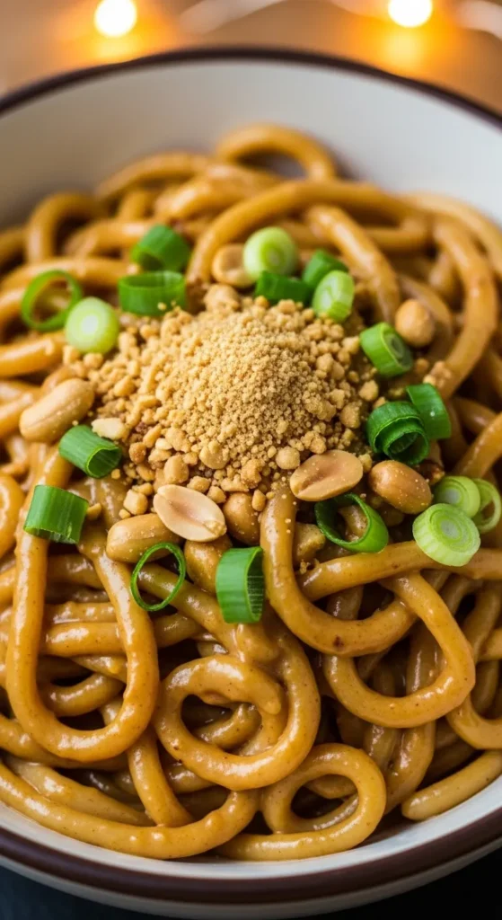 Creamy Peanut Butter Noodles