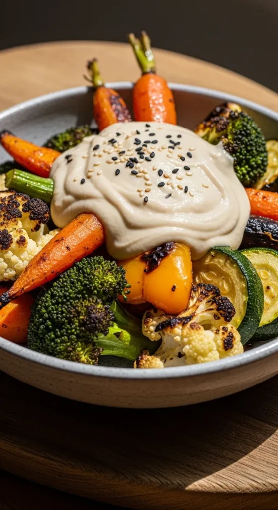 Creamy Tahini Vegetable Bowls