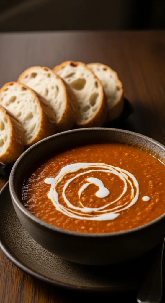 Creamy Tomato Lentil Soup