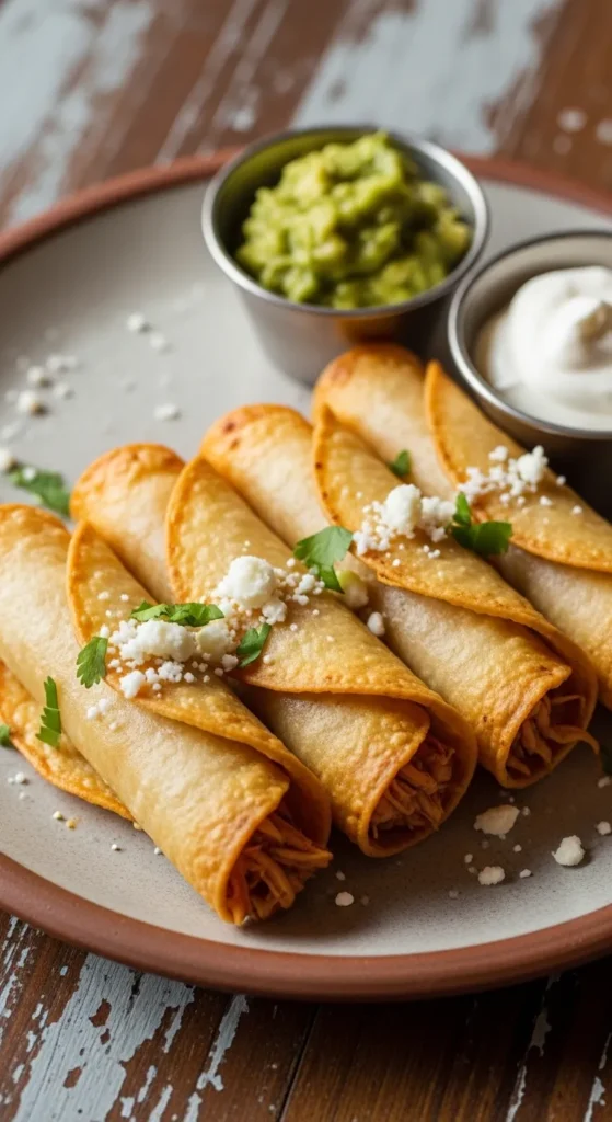 Crispy Bean Taquitos