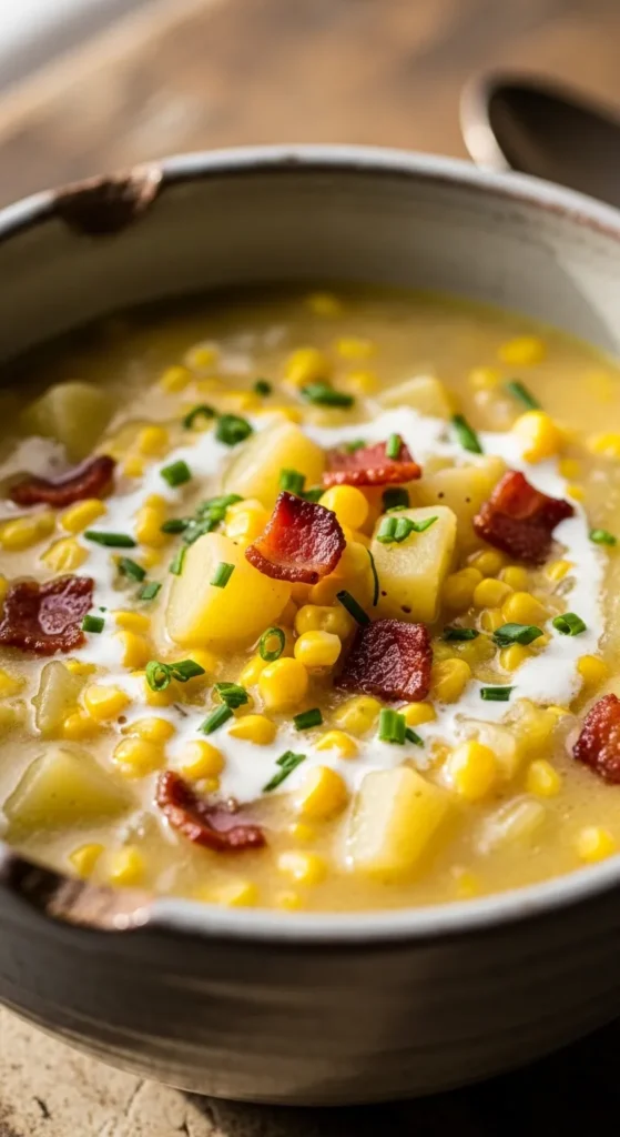 Dairy Free Creamy Corn Chowder