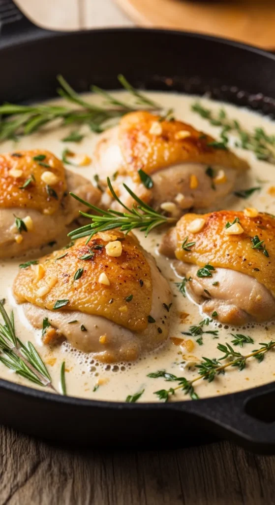 Dairy Free Creamy Garlic Chicken