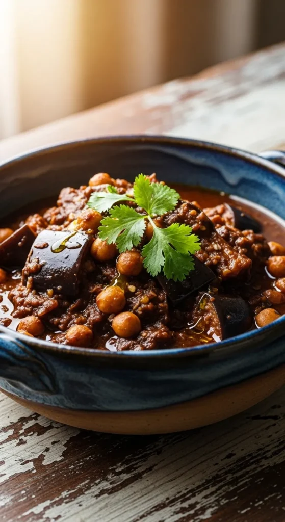 Eggplant Chickpea Stew