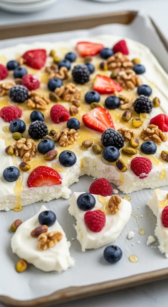 Frozen Greek Yogurt Bark