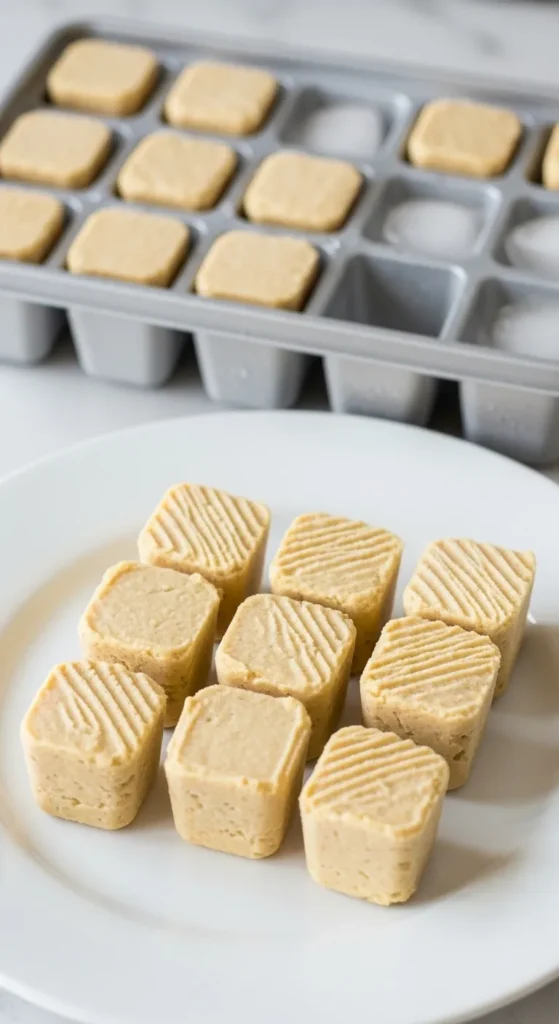 Frozen Hummus Cubes
