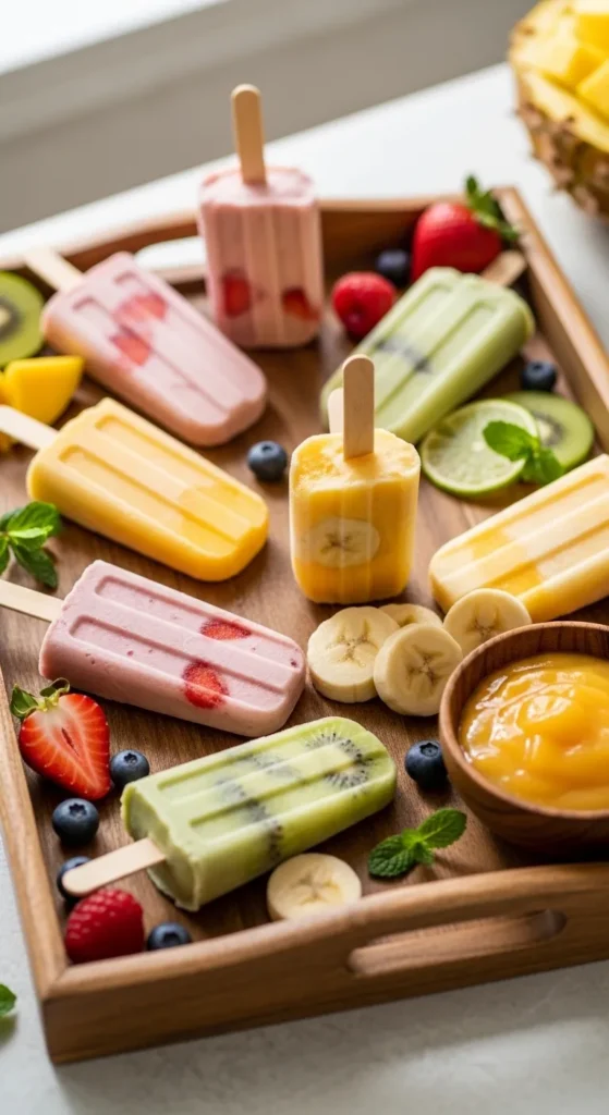 Frozen Yogurt Pops