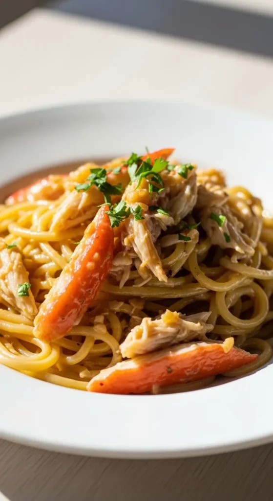 Garlic Butter Crab-style Pasta