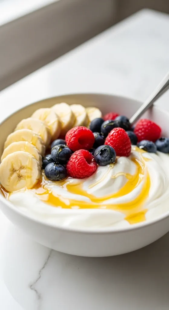 Greek Yogurt Fruit Bowl