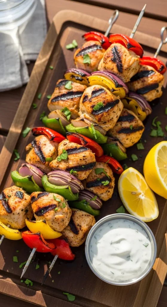 Grilled Chicken Skewers
