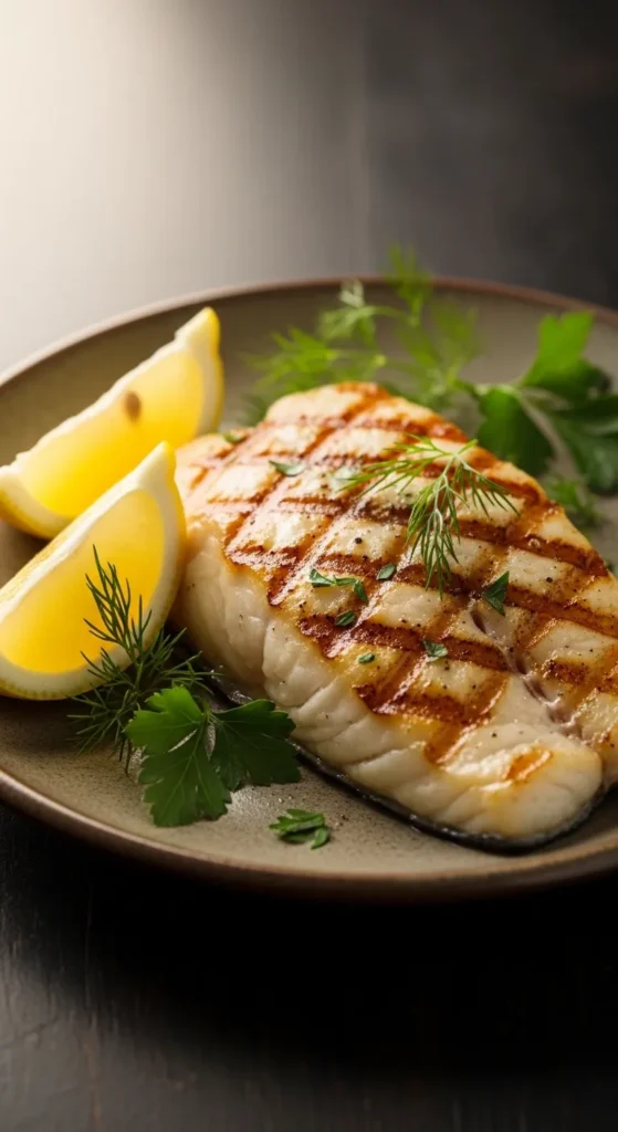 Grilled Fish with Lemon and Herbs