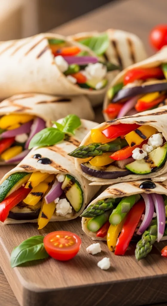 Grilled Vegetable Wraps