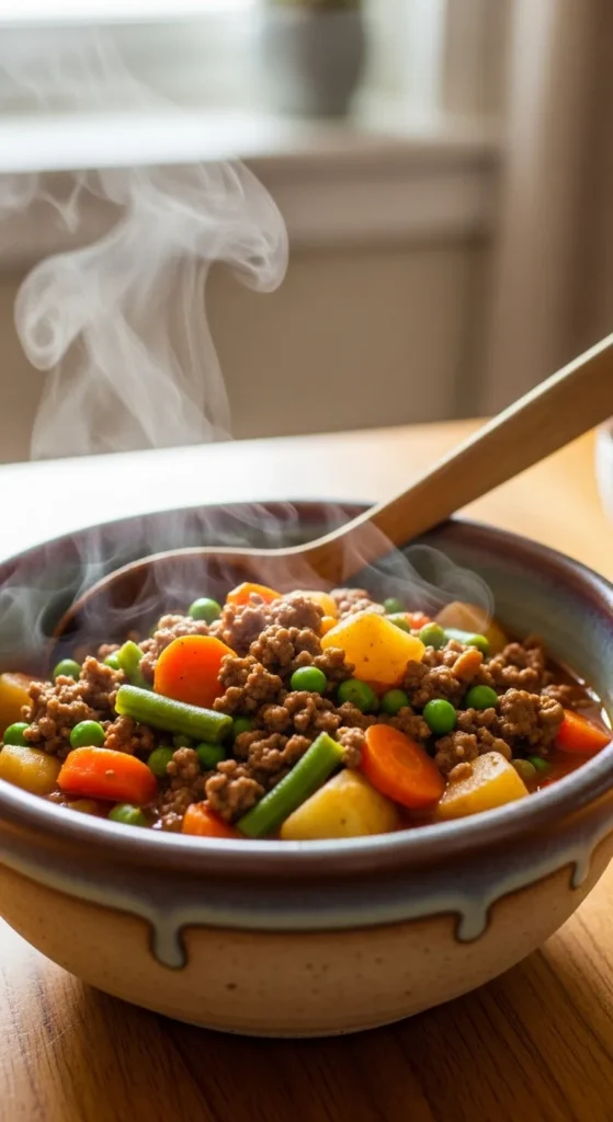 Ground Beef Vegetable Stew