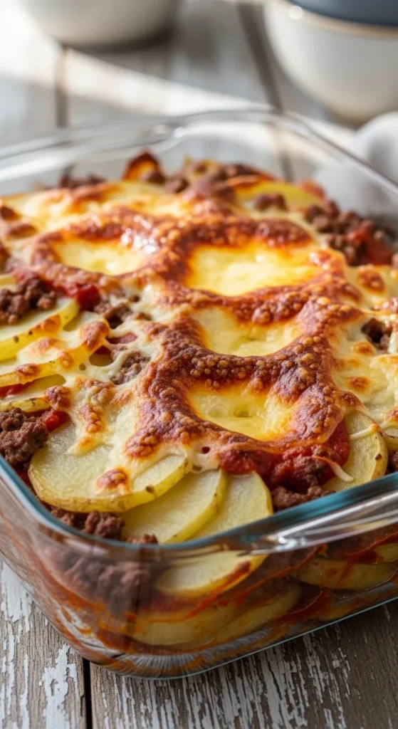 Hearty Beef and Potato Bake