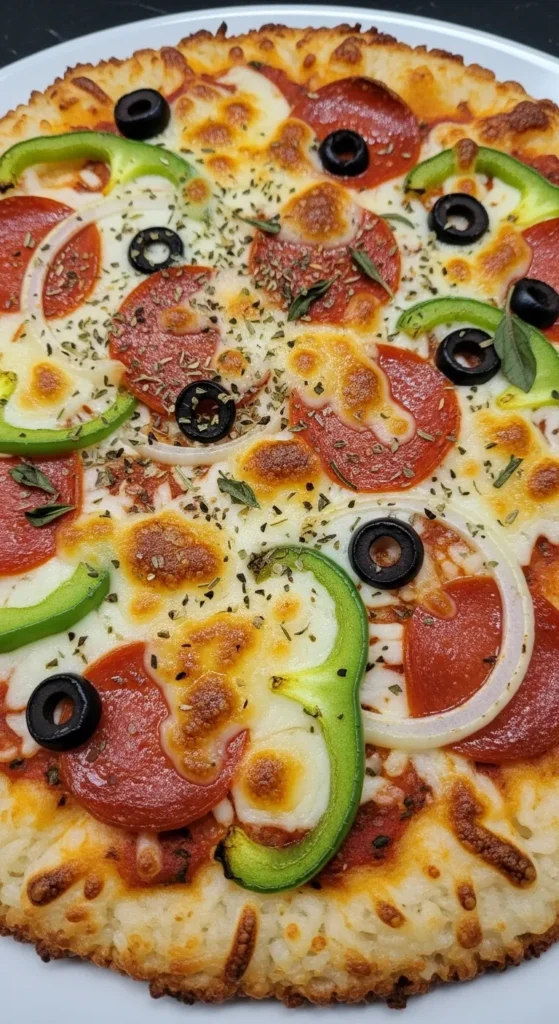 Homemade Gluten Free Pizza (Rice Base)