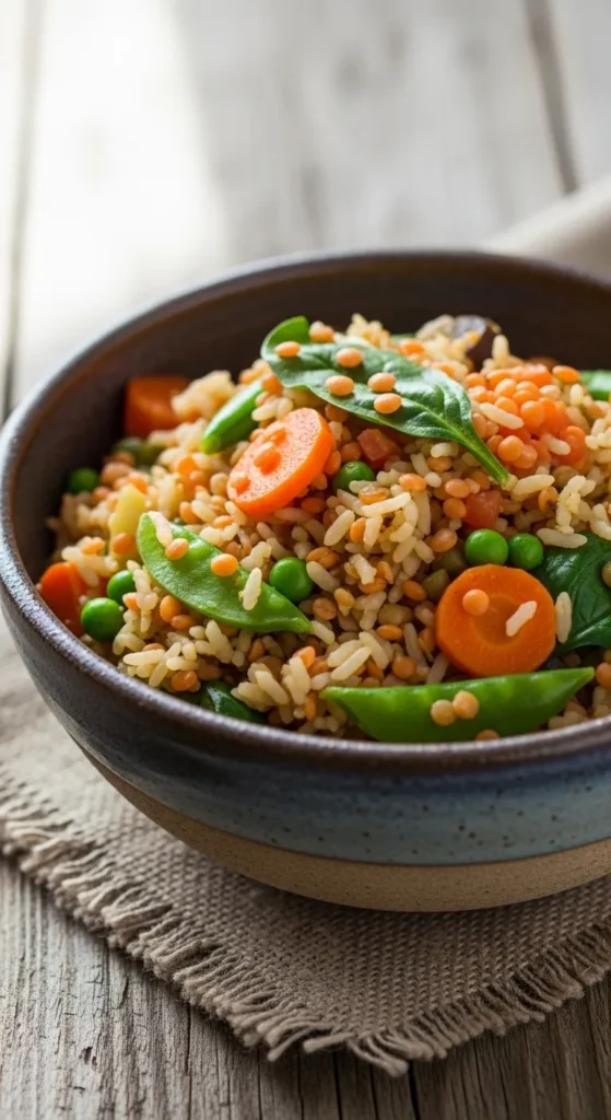  Lentil Vegetable Rice