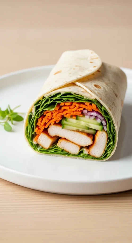 Light Chicken Wrap