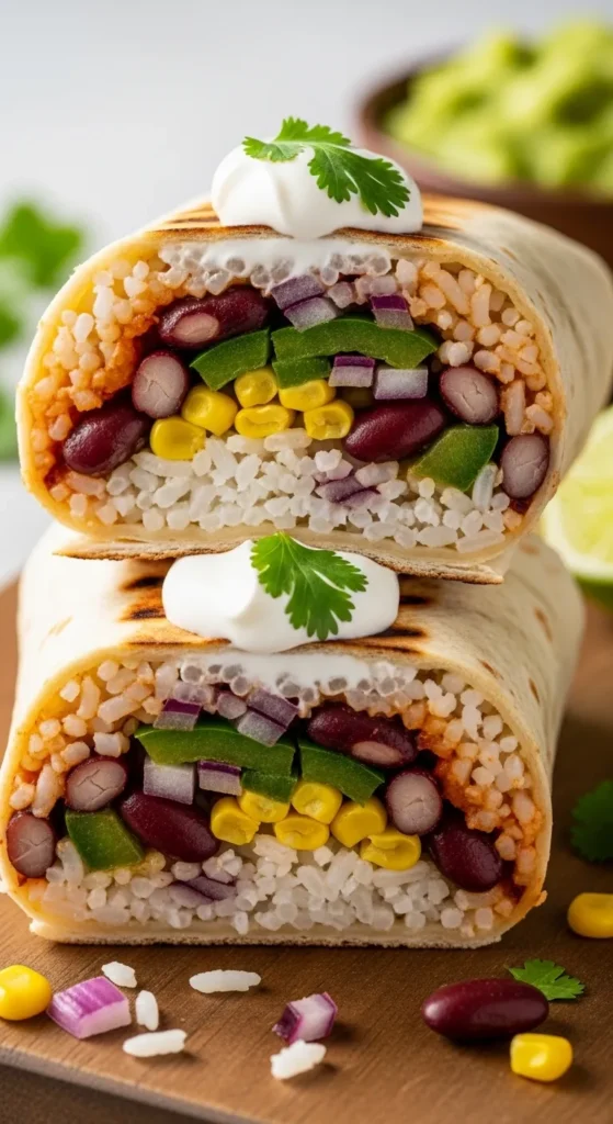 Loaded Veggie Burrito Wraps