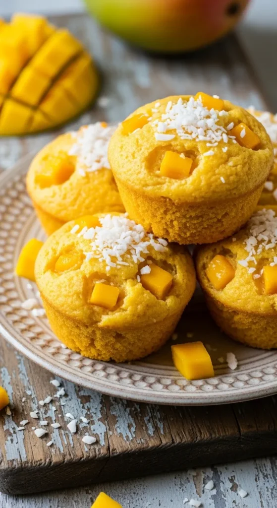 Mango Coconut Muffins