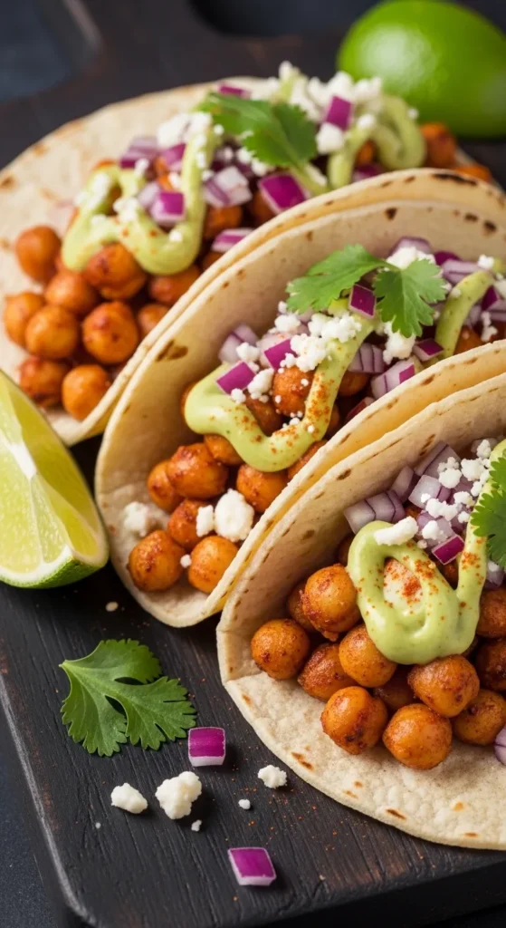 Mexican Chickpea Tacos