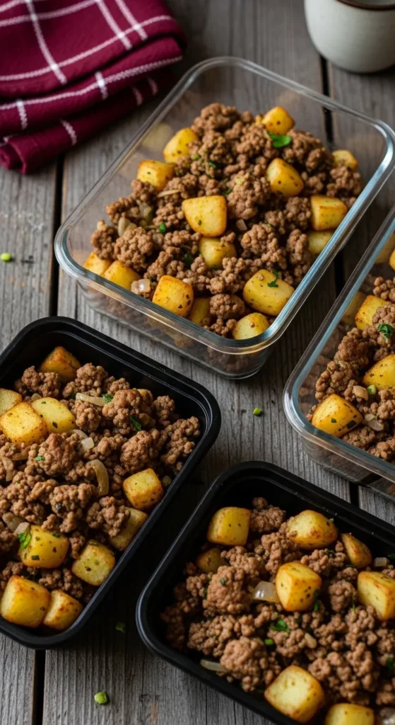 Minced Meat and Potato Mix