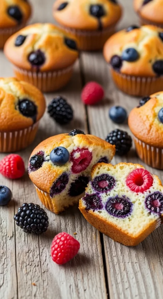 Mixed Berry Muffins
