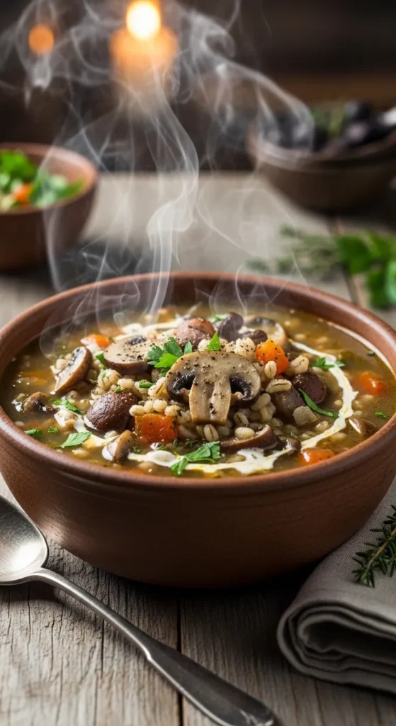 Mushroom Barley Soup