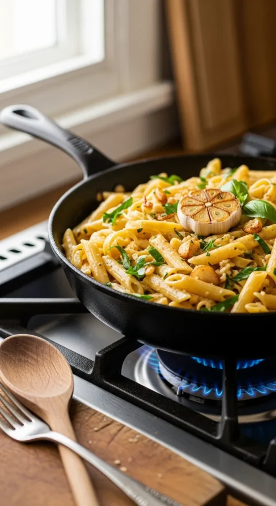 One-Pan Garlic Butter Pasta