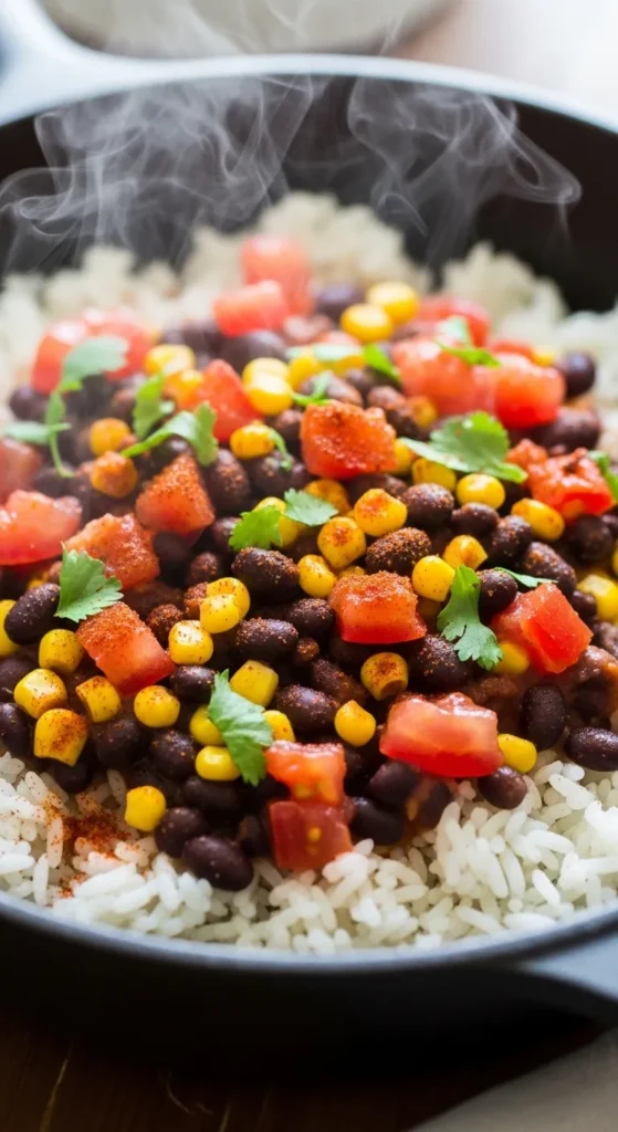 One-Pan Mexican Rice Bowl