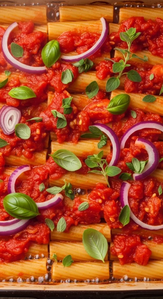 One Pan Pasta Bake