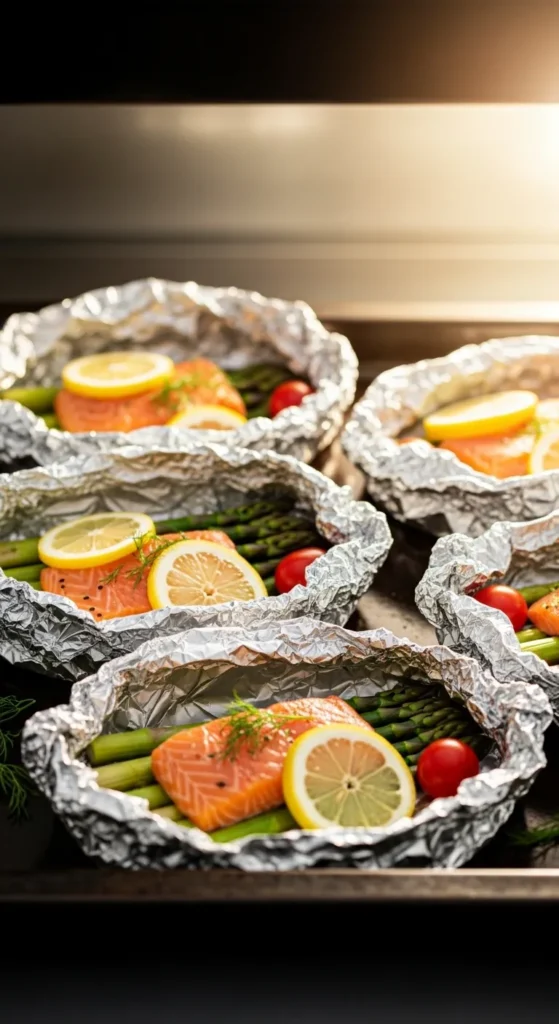 Oven Foil Salmon Packs