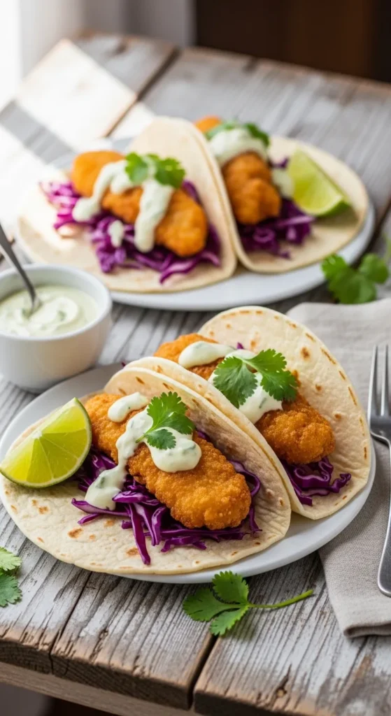 Pan-Fried Fish Tacos
