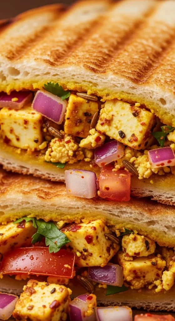 Paneer Masala Sandwich
